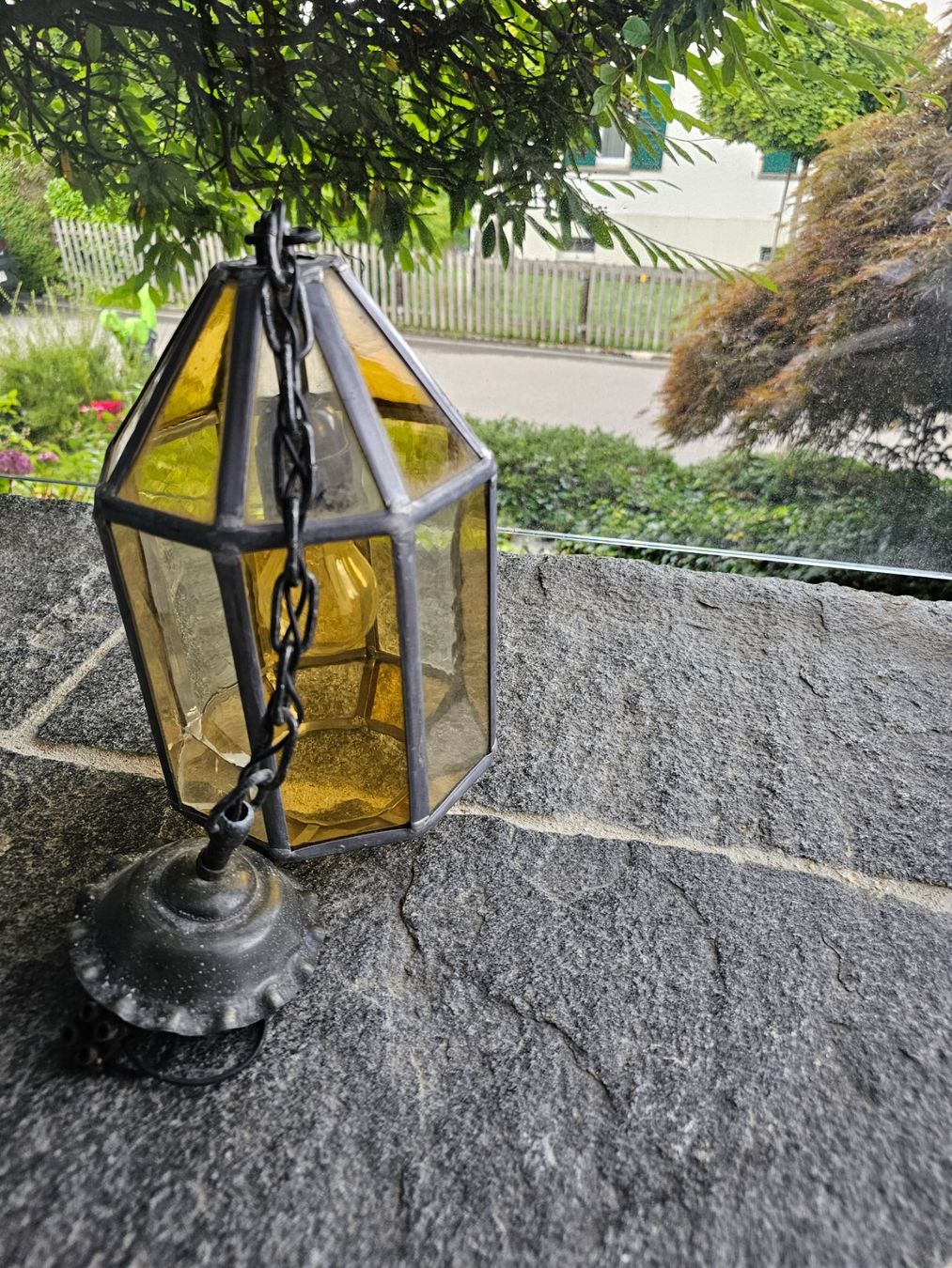 Lustres & lampes de plafonds: Sehr schöne alte / antike Hängelampe – D'occasion à Kreuzlingen par Distein 1