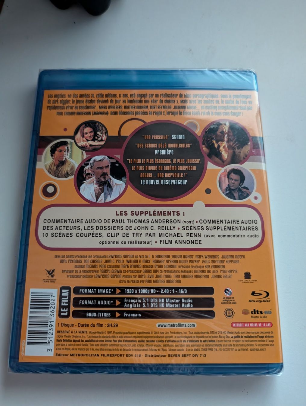 Tutti i DVDs: Boogie Nights Blu Ray DVD Neu OVP Sealed – Nuovo e nell'imballaggio originale da Hünenberg See venduto da SpecialEditionGaming 1