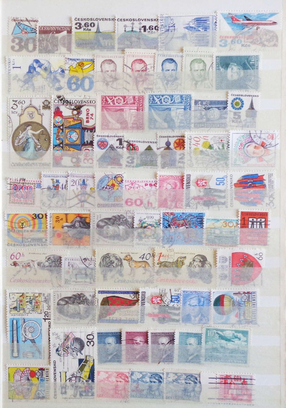 Tous les timbres: CSR/CSSR: Des timbres oblitérés, 2 photos – D'occasion à Le Locle par timbrettino 1