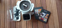 Krups Prep & Cook Küchenmaschine mit Kochbuch Zubehör