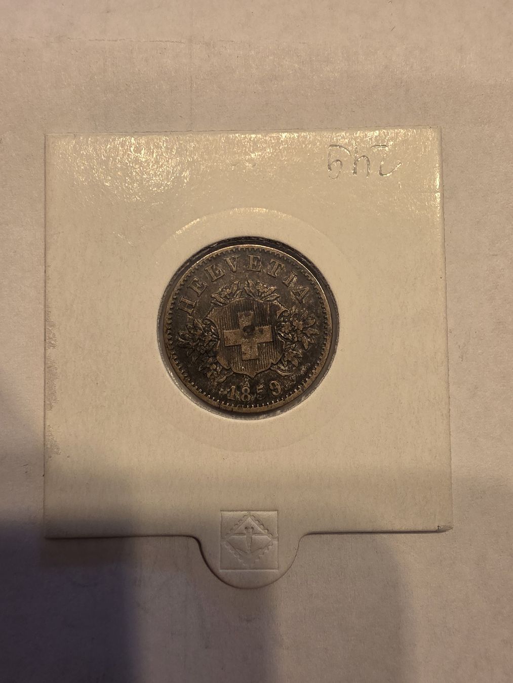 Tutti le monete: piece 20cts 1859 – Usato da Fribourg venduto da yan_z5fr 1