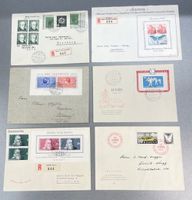 Lot 6 CH Briefe mit Blocks/Blockausschnitte