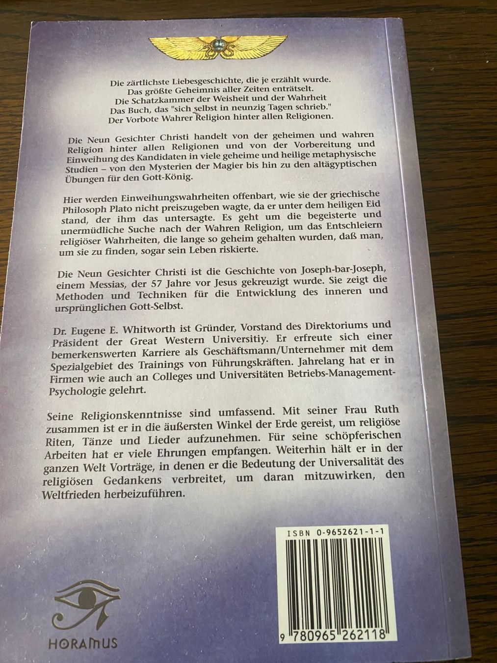 Bücher: Die neun Gesichter Christi – Gebraucht aus Vernate von RubyDays 1