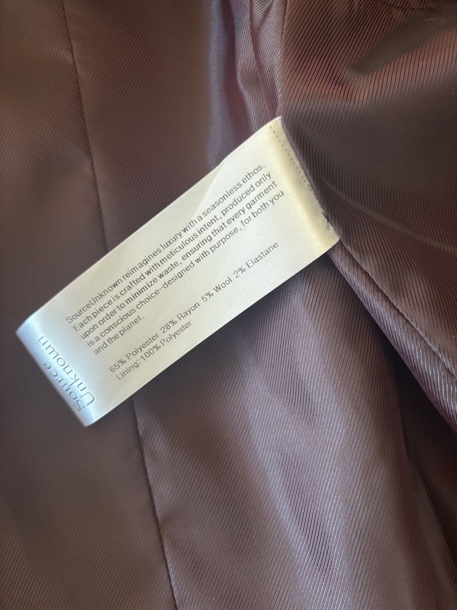 Kleider: Source Unknown Blazer Kleid Gr. S 34/36 bordeaux – Neu und originalverpackt aus Zürich von yves-fck 3