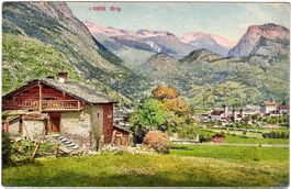 BRIG ins Dorf 8im Sommer) ca. 1915 (VS)