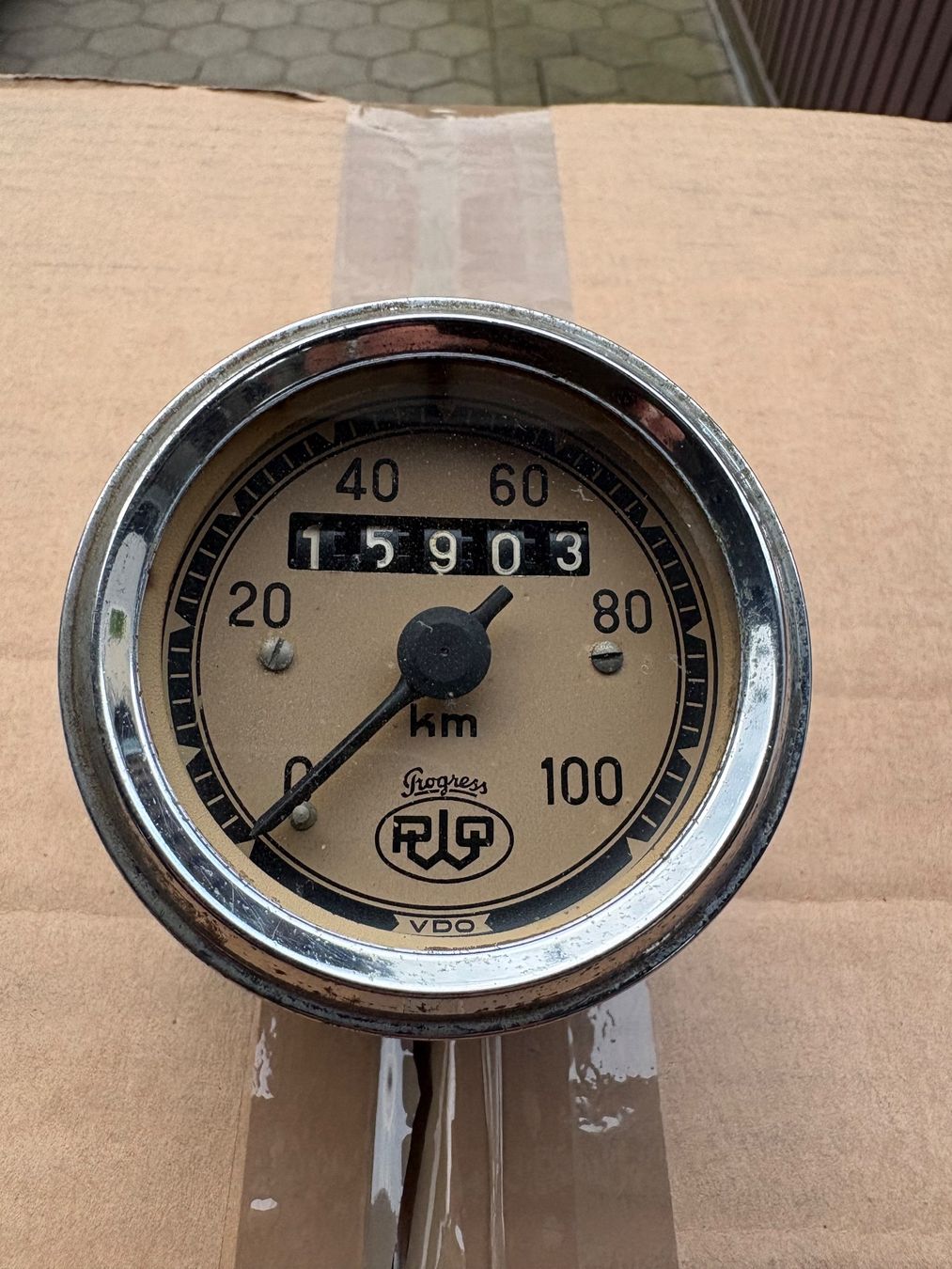 Tutti i ricambio per moto: Tacho Progress VDO 65 mm Durchmesser gebraucht – Usato da Wangs venduto da Matchless47 5