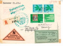 Brief, Basel - Deutschland / Zollamtlich abgefertigt