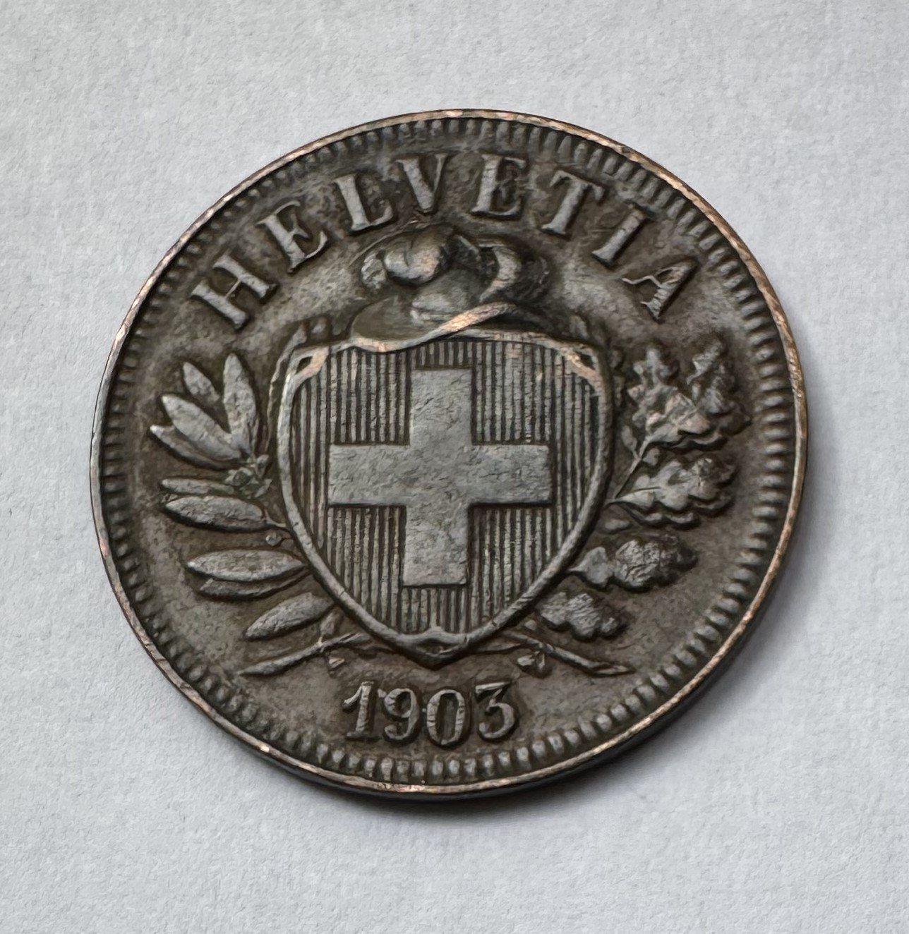 Tutti le monete: 1903 2 Rappen vz+ – Usato da Kirchberg SG venduto da Zenhad69