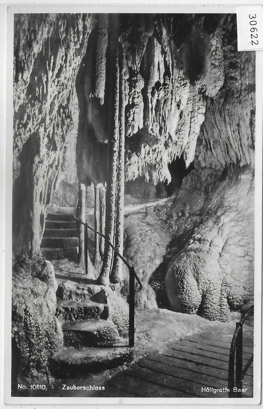 Ansichtskarten: Zauberschloss - Höllgrotte Baar – Gebraucht aus Ettingen von Kartenplanet
