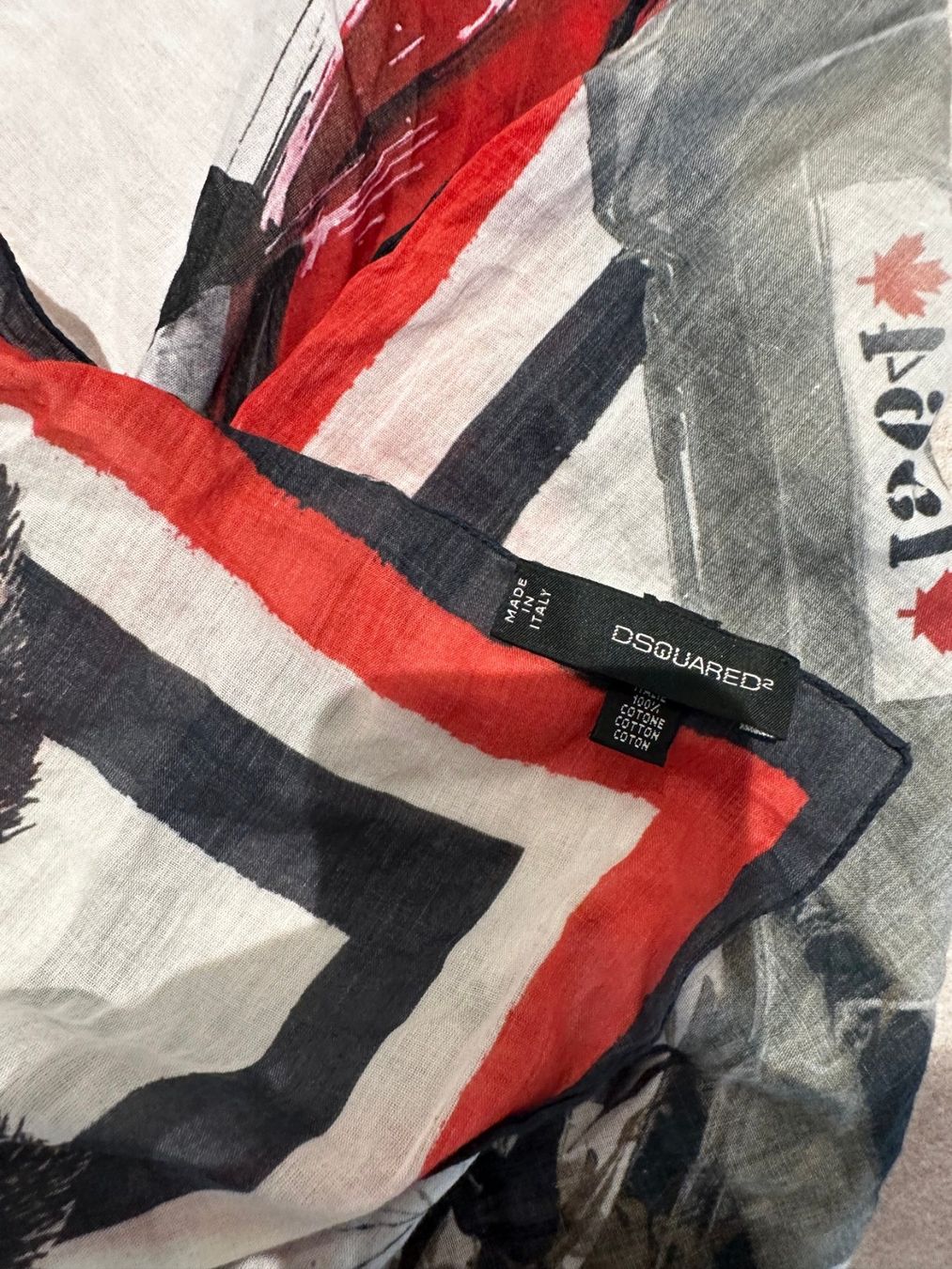 Dsquared2 Foulard & Sciarpe: Dsquared2 Foulard "Mini Cooper", 65x65cms – Usato da Wilen b. Wollerau venduto da ccgold 1
