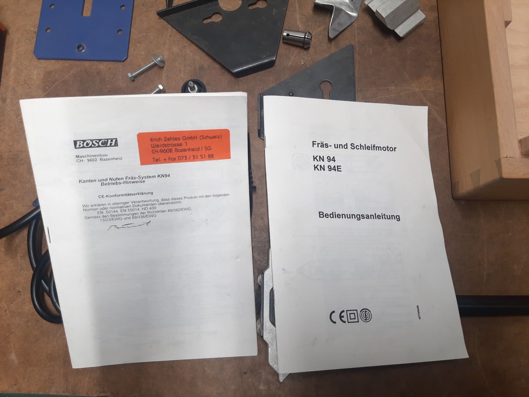 Tutti gli attrezzi: BÖSCH KN94E Oberfräse – Usato da Winterthur venduto da ReUse_Baumarkt 5