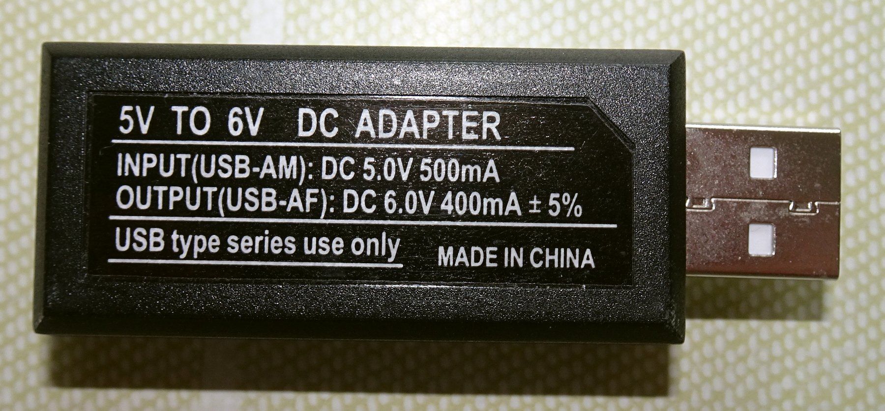 Unità & Adattatore: Adapter 5V TO 6V DC Adapter USB-AM – Usato da Lausanne venduto da jag_sj6f