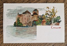 Kunstkarte Schloss Chillon
