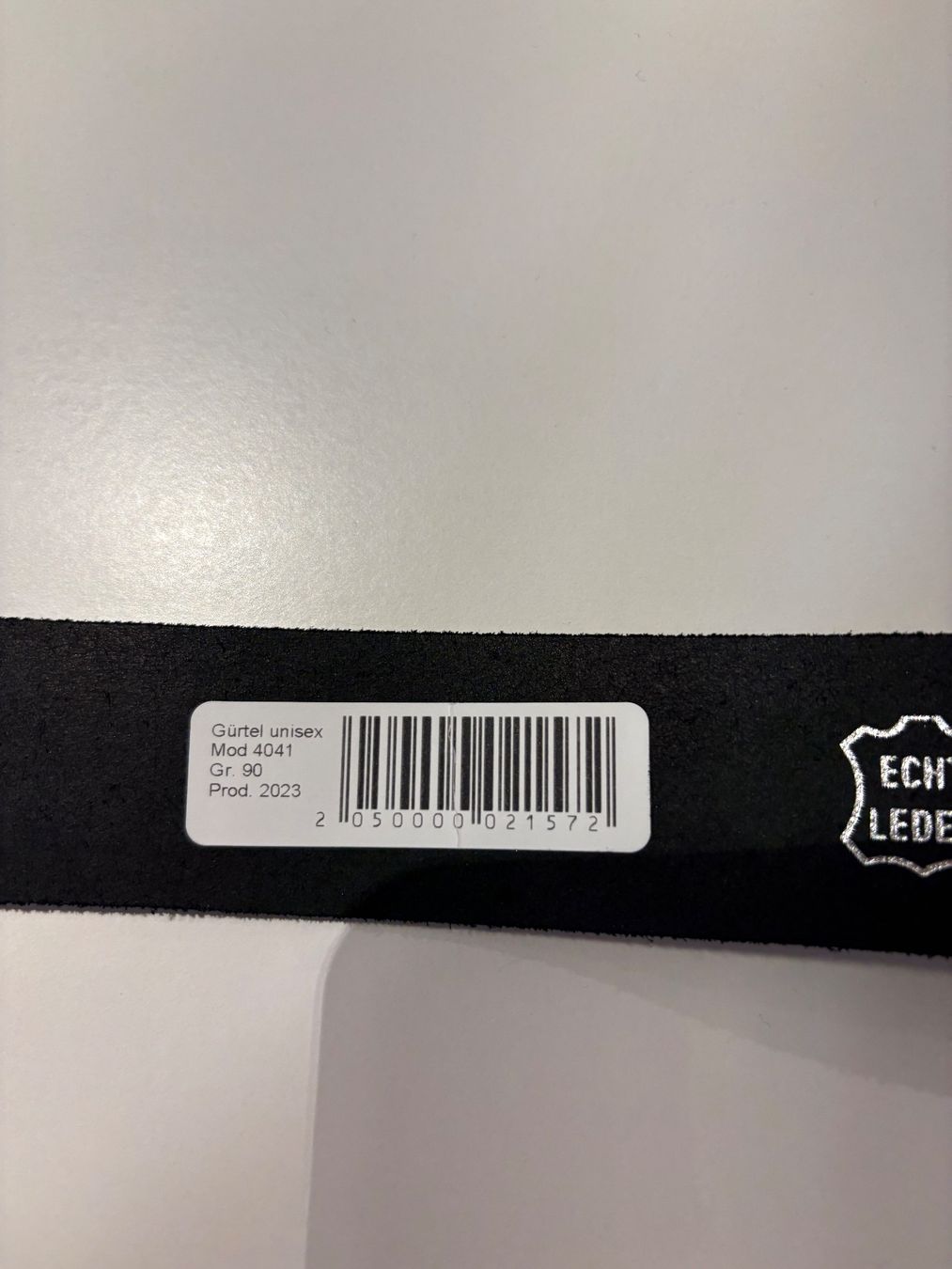 Cinture: Ledergürtel Swiss Made Schwarz – Usato da Wölflinswil venduto da kyr_z7y9 3