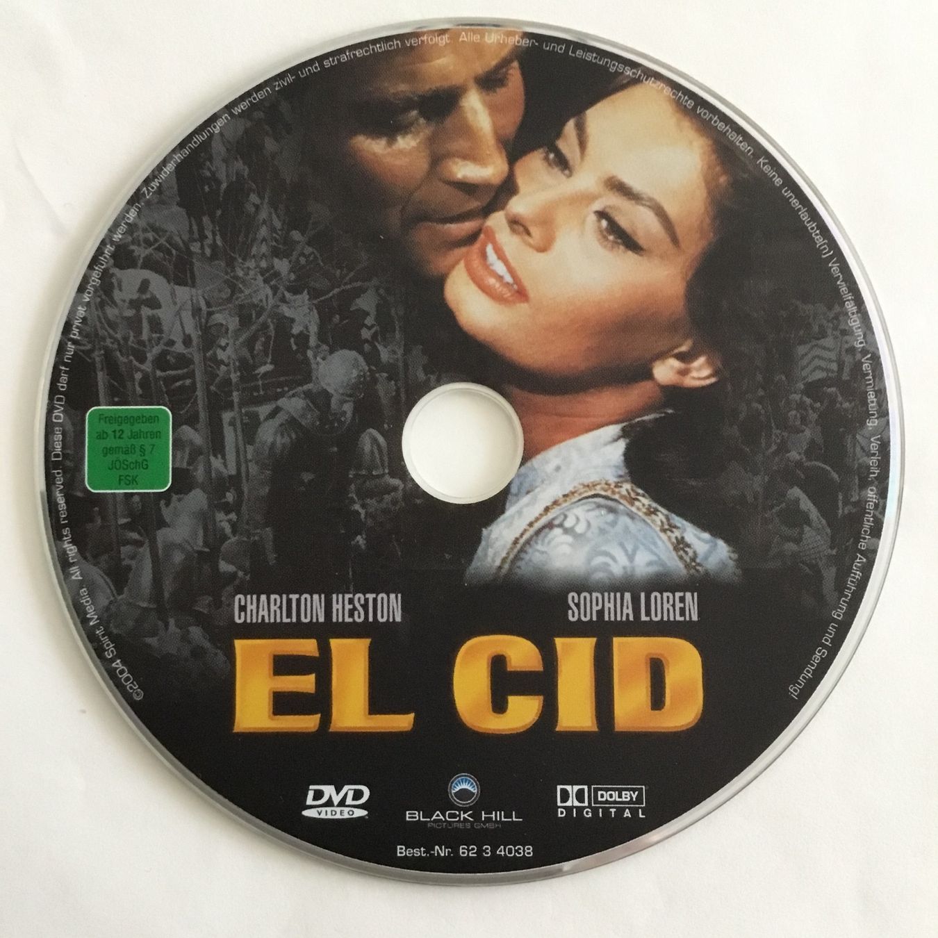 Tous les DVDs: EL CID dvd- Nur Disc ohne Cover – Neuf (Voir description) à Blauen par sternchen66 1