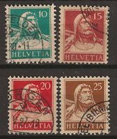 CH172 - Buste de Tell 172-175 obl.