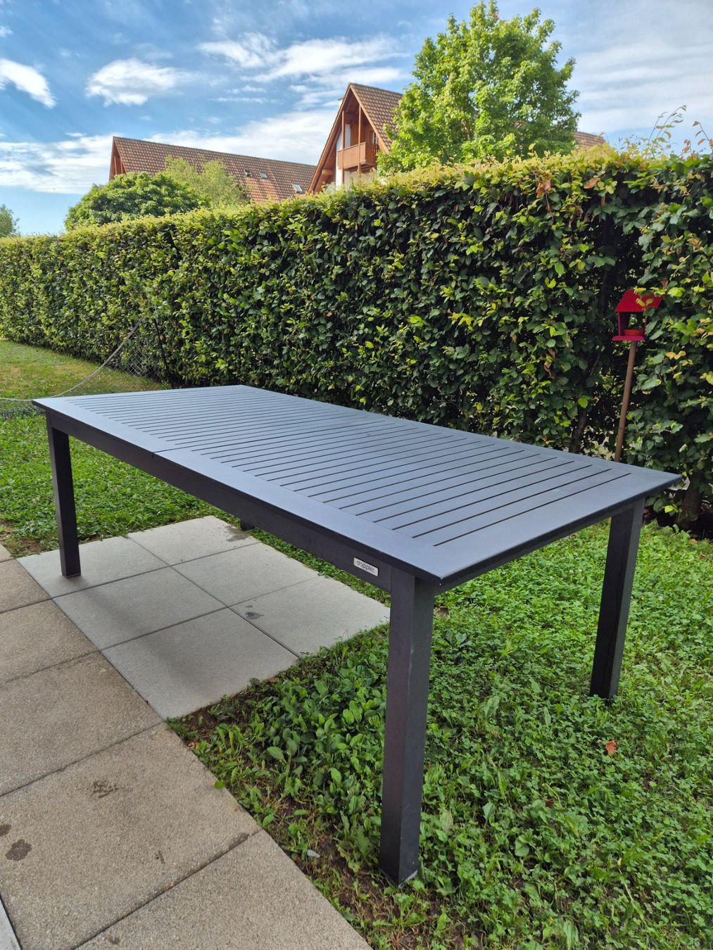 Tische: Ausziehbarer Gartentisch Aluminium Anthrazit – Gebraucht aus Nürensdorf von SandraL90