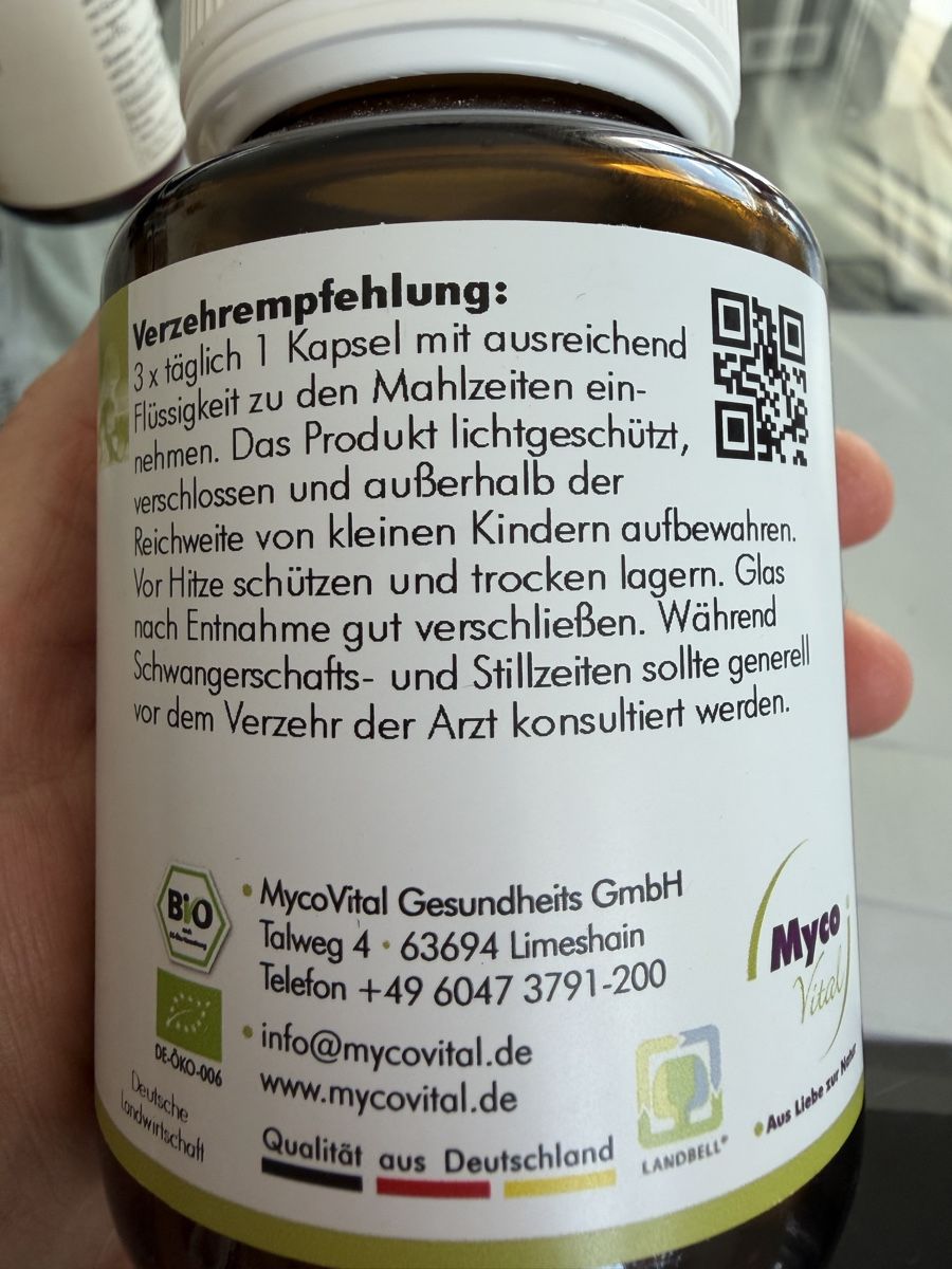Cibi & Specialità: Hericum Reishi, Myco Vital – Nuovo e nell'imballaggio originale da Wilen b. Wollerau venduto da forsami 1