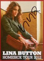 Lina Button Autogramm signiert Foto 10x15cm