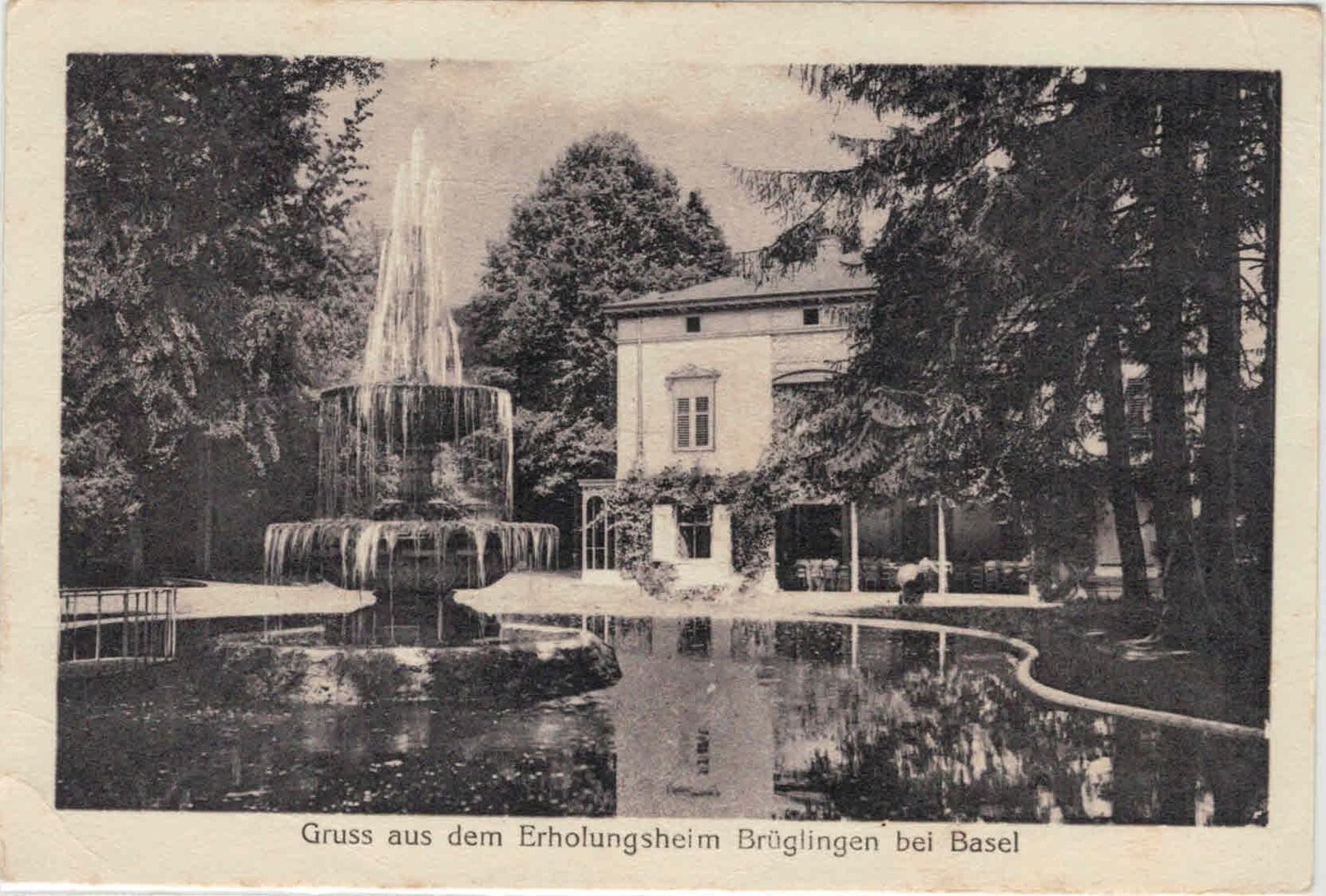 Cartoline postali: BL 33 Brüglingen Erholungsheim 1929 – Usato da Fribourg venduto da philafri