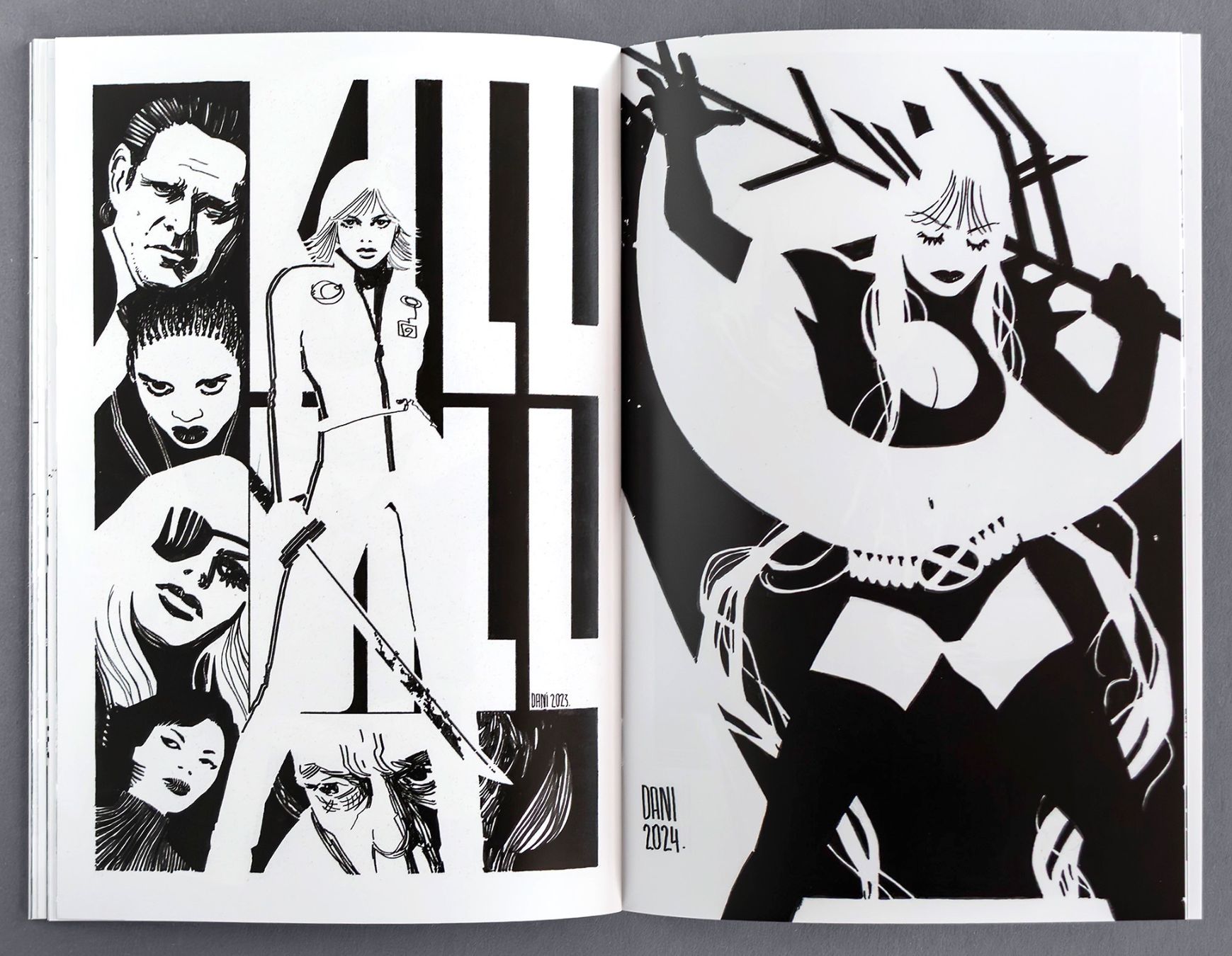 Comics: DANI STRIPS - INKBOUND II - SKETCHBOOK SIGNED RAVEN SKETCH – Neu (gemäss Beschreibung) aus St. Gallen von kobayashi-maru 5