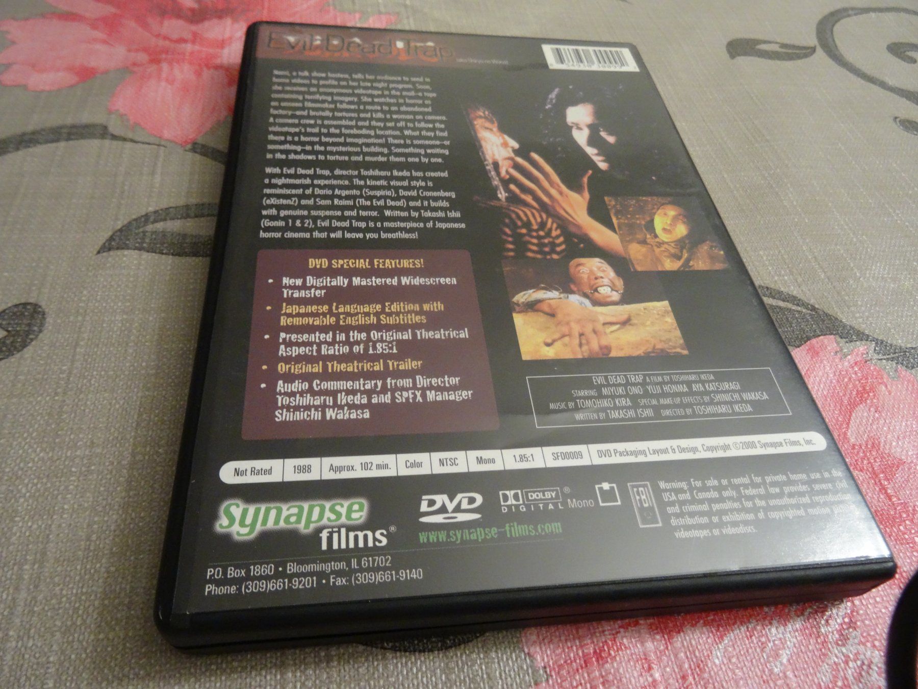 Tutti i DVDs: Evil Dead Trap DVD - NTSC DVD – Usato da Olten venduto da Disc-Verkauf 2