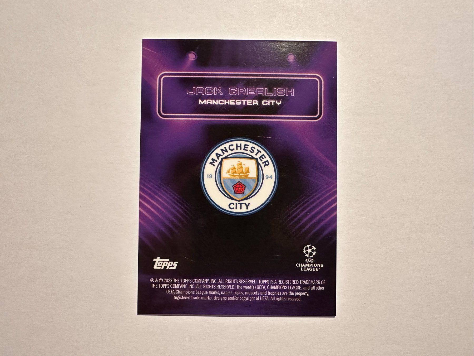 Topps Carte collezionabili: Jack Grealish 2023 Topps Showtime 25/25 – Usato da Hagendorn venduto da Pokecollectorch 4