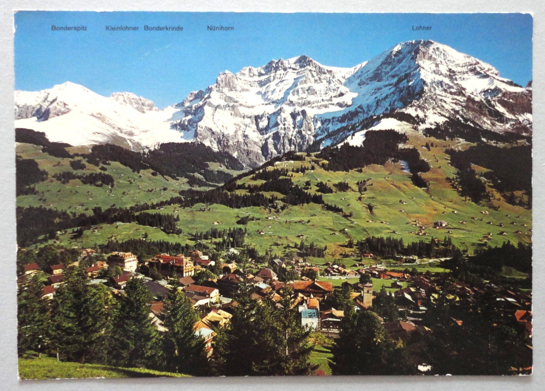 Cartoline postali: Adelboden 1353 m, B.O. – Usato da Fétigny venduto da Billy2miny