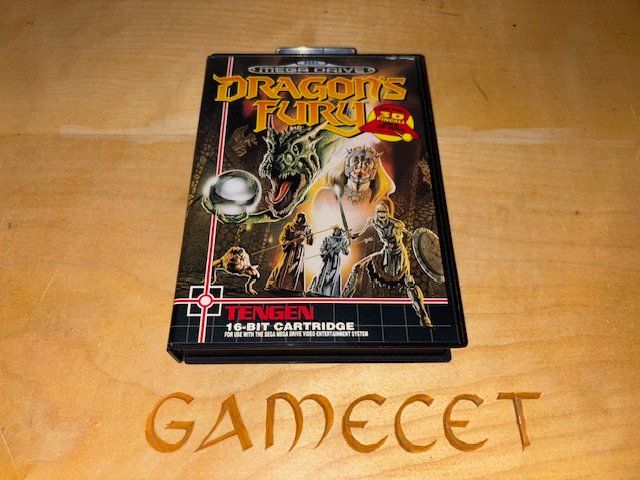 Jeu Dragon's Fury Sega Mega Drive - Version PAL Complète, Boîte, Bon état, Rétro Gaming