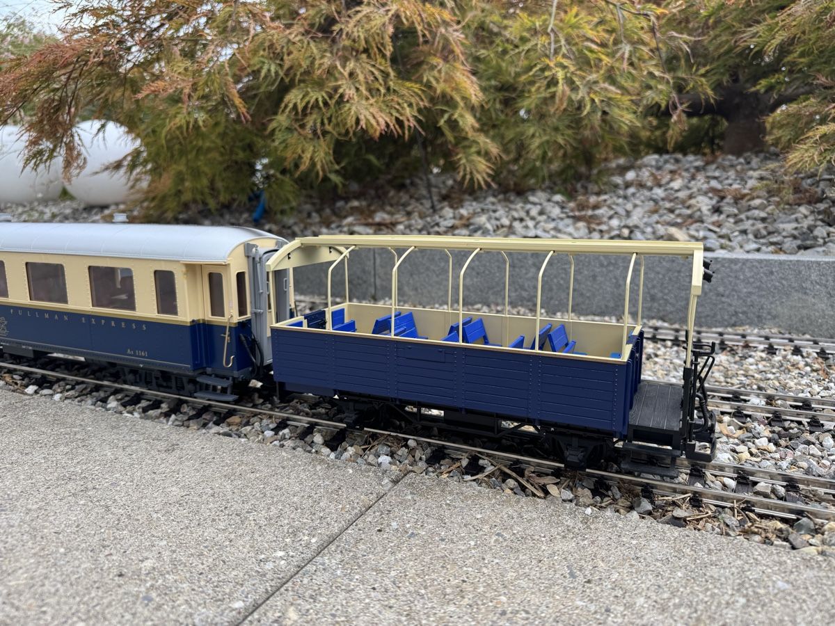 LGB Modellini di ferrovie: LGB Pullman Aussichtswagen – Nuovo (secondo la descrizione) da Stadel venduto da Himmelrosa