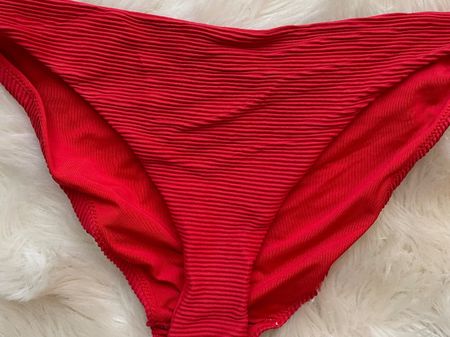 Rote Sommer Bikinihose, gr s