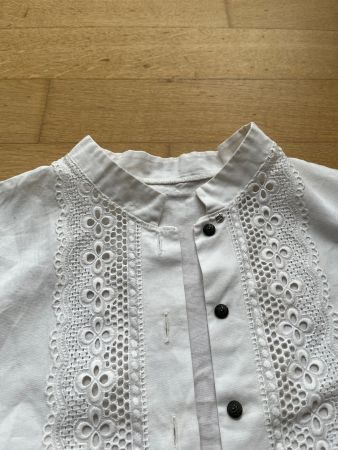 Trachtenbluse weiss