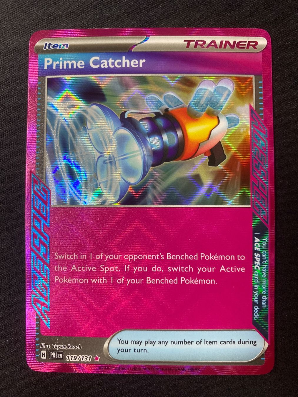 Pokémon Carte collezionabili: Prime Catcher 119 - Fänger - Prismatic Evolutions - EN – Nuovo (secondo la descrizione) da Hausen AG venduto da Shrade
