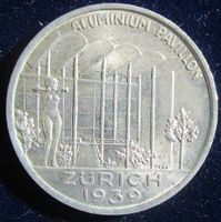 Landi Zürich 1939 - Aluminium Pavillon - Medaille