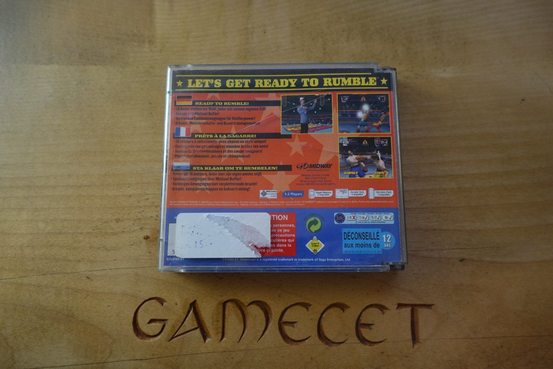 Sega Giochi: Ready 2 Rumble Boxing – Usato da Steinach venduto da Gamecet 2
