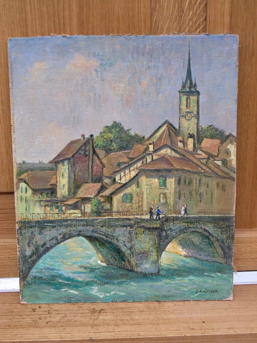 Dipinti: Gottfried Lüscher 1881-1975 Bern – Usato da Wädenswil venduto da Turusukko 1