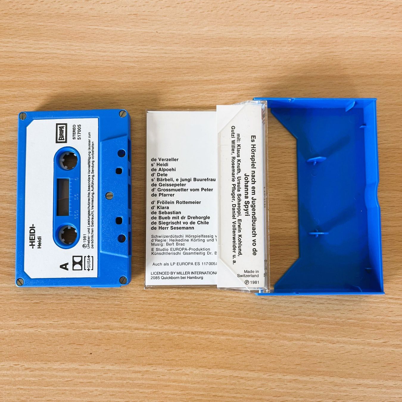 Cassettes audio: MC - Heidi - Dialekt – D'occasion à Amlikon-Bissegg par allerlei-versand 1