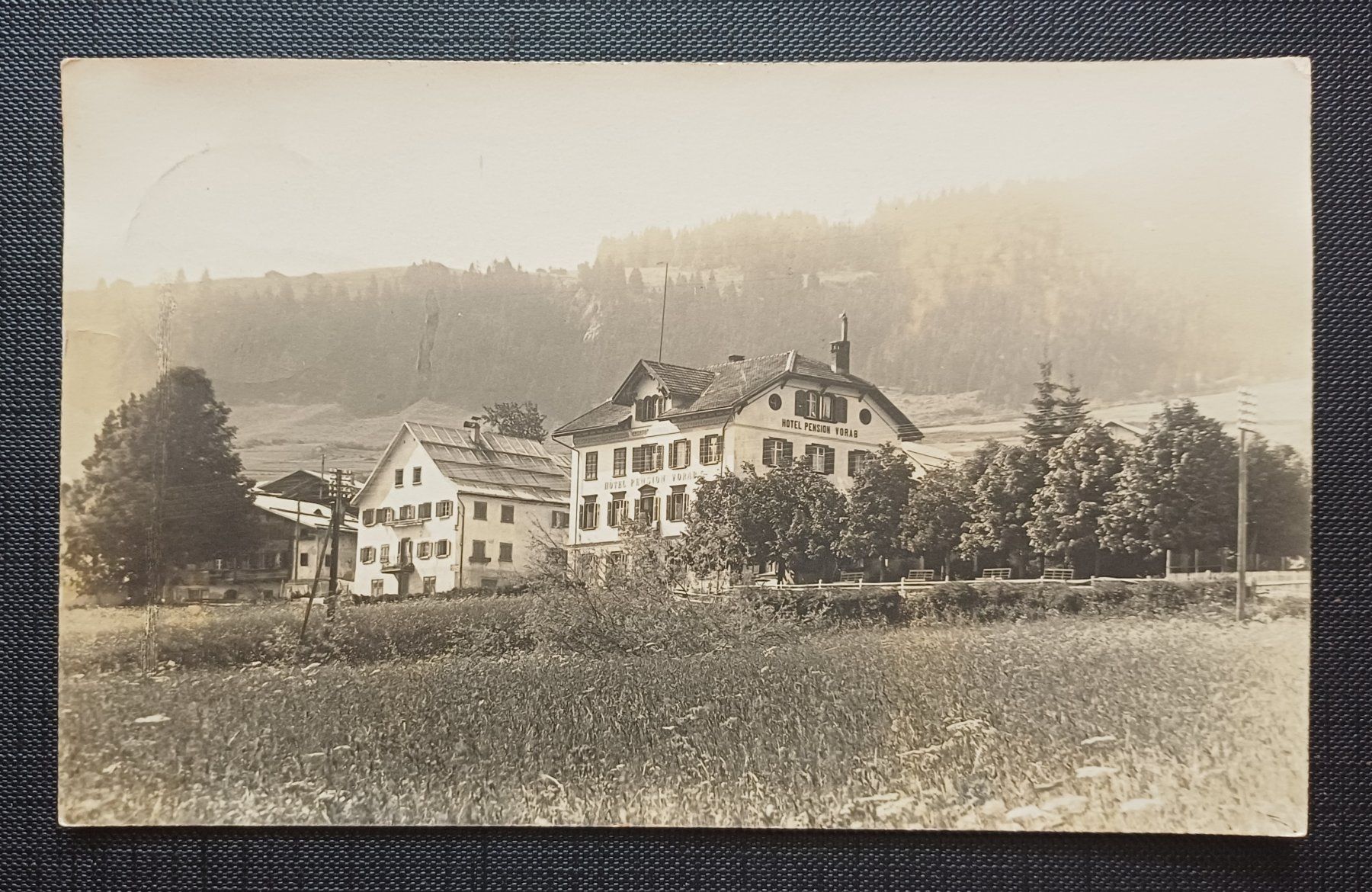 Cartoline postali: AK Hotel Vorab FLIMS 1928 – Usato da Brittnau venduto da simionius