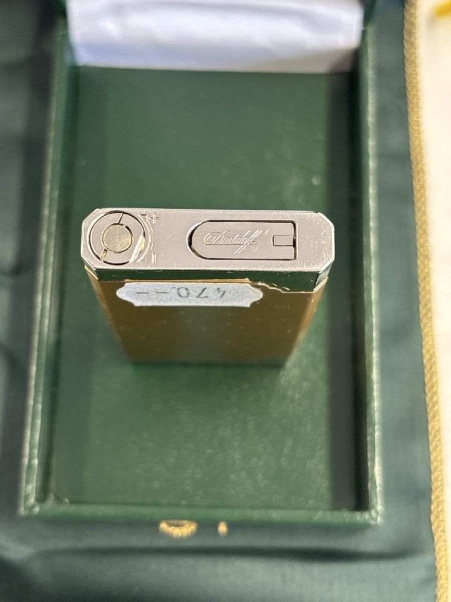 Davidoff Lighter Gold and Silver Tone in Original Box (Neu (gemäss ...