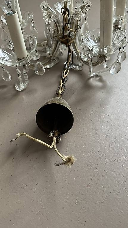 Lampadari & plafoniere: Antiker Kristall Kronleuchter – Usato da Oberhasli venduto da muchupichu 3