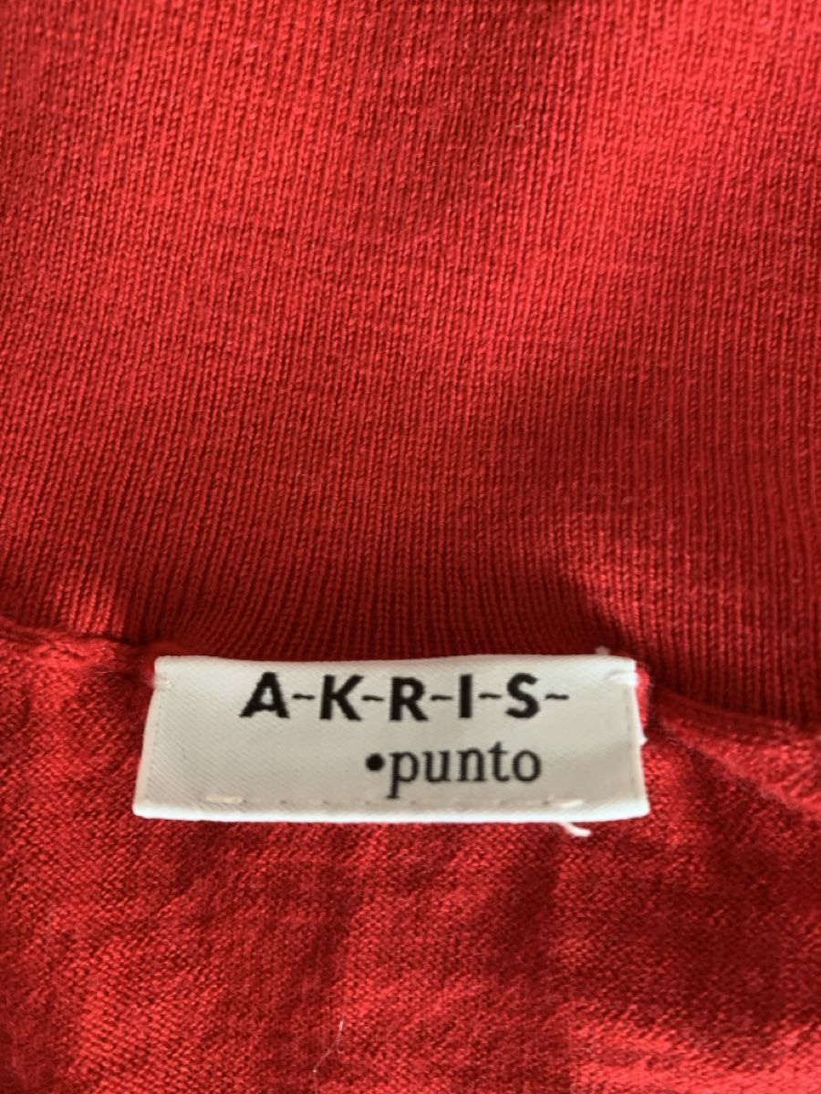 Akris Maglioni & Felpe: AKRIS: Roter Rollkragen-Pullover mit Designerdetails, 36 – Nuovo (secondo la descrizione) da Luzern venduto da designluzern 6