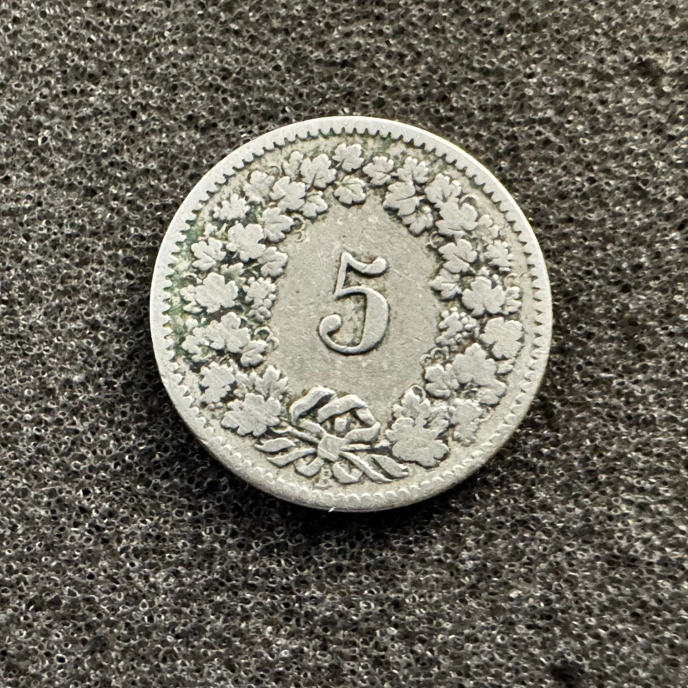 Tutti le monete: 5 Rappen Schweiz 1894 – Usato da Reitnau venduto da tb-muenzen 1