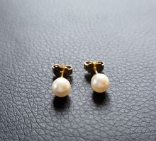 Gold 750 Perlen Ohrstecker