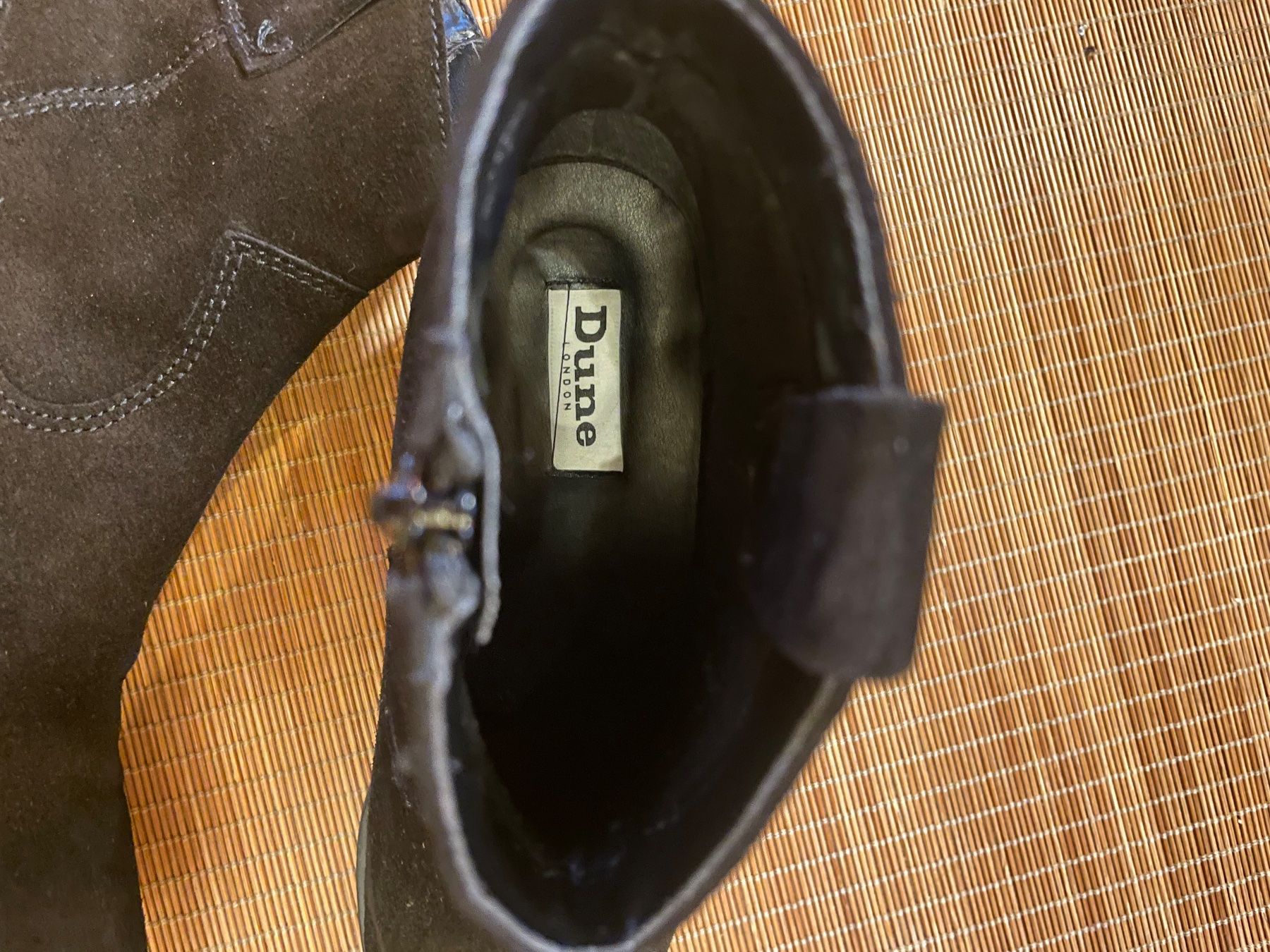 Dune London Scarpe da donna: DUNE Schwarze Wildleder Stiefeletten, Gr 38 – Usato da Zürich venduto da Chr_81 4