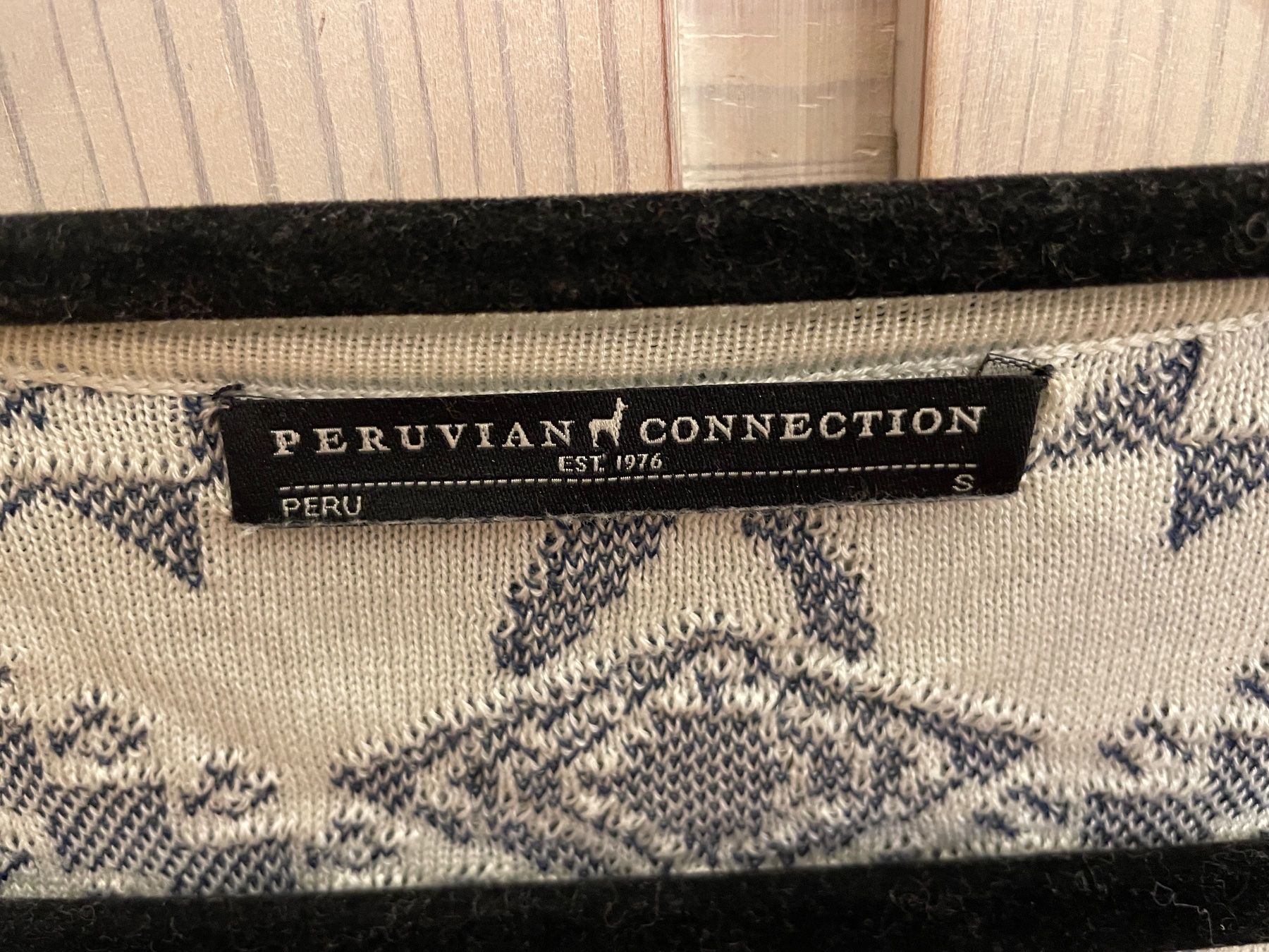 Maglioni & Felpe: Jacquard  Tunika blau/w 100% Baumwolle Peruvianconnection 38 – Usato da Basel venduto da non_vn79 4
