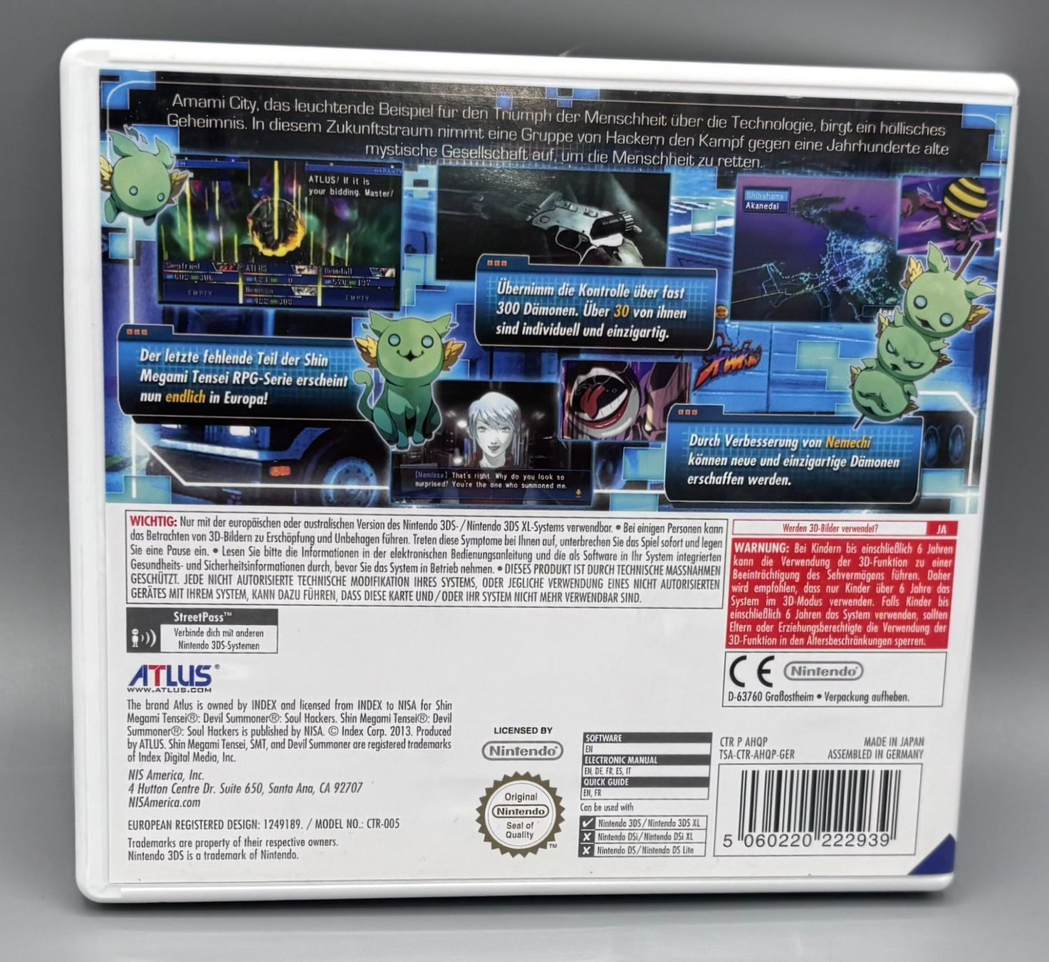 Nintendo Giochi: ShiT Devil Summoner Soul Hackers 3DS CIB Atlus PAL – Usato da Brunnen venduto da mel_79gf 2