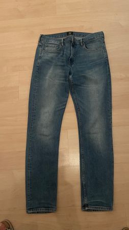 Herren Jeans H&M blau Grösse 34 verwaschener Look