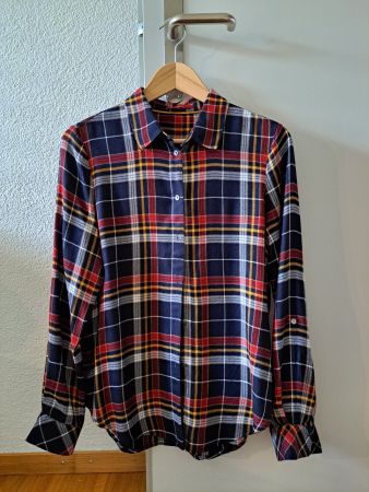 s.Oliver Hemdbluse Grösse 36 , dunkelblau kariert