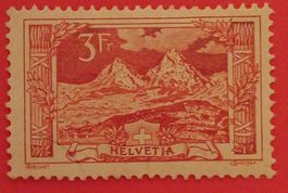 3118B) 142, Gebirgslandschaft Mythen feiner Falz Kt. 160.-