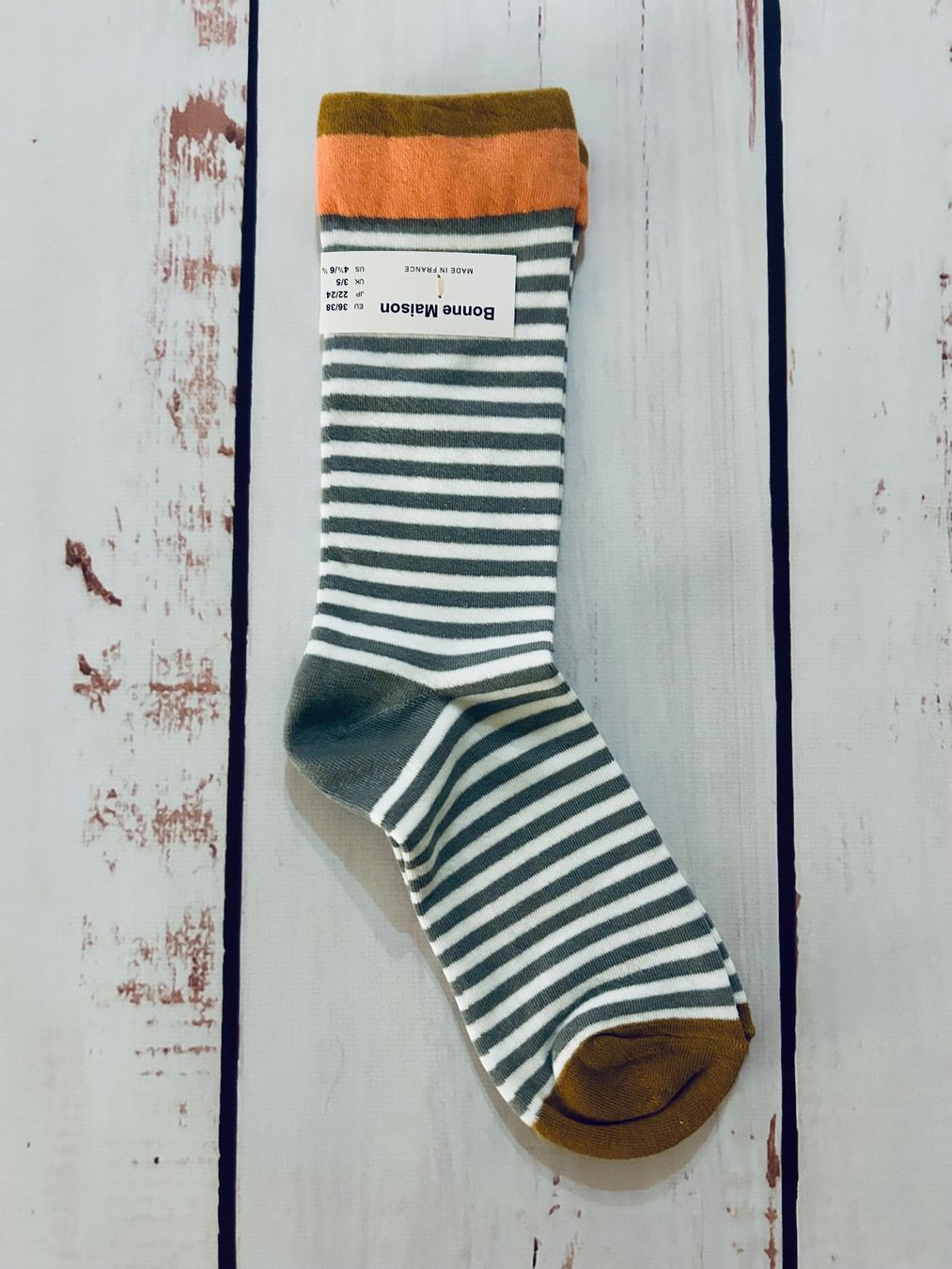 Socken: Socken Bonne Maison Socks stripes 36-39 Size – Neu (gemäss Beschreibung) aus Zürich von Ferienan 1